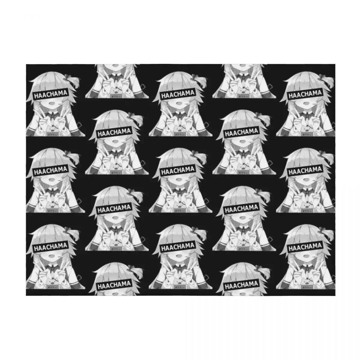 

HAACHAMA Censored Akai Haato Throw Blanket Winter beds Blankets For Bed Furry Thermal Blankets