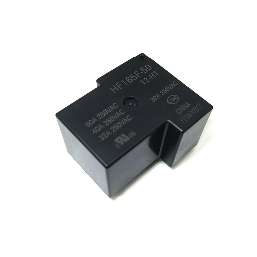 1 قطعة T90 HF165F-50-12-HT 12VDC HF165F-50-24-HT 5 فولت 4 دبابيس. كومة شحن مرحل عالية الطاقة من النوع 50 أمبير