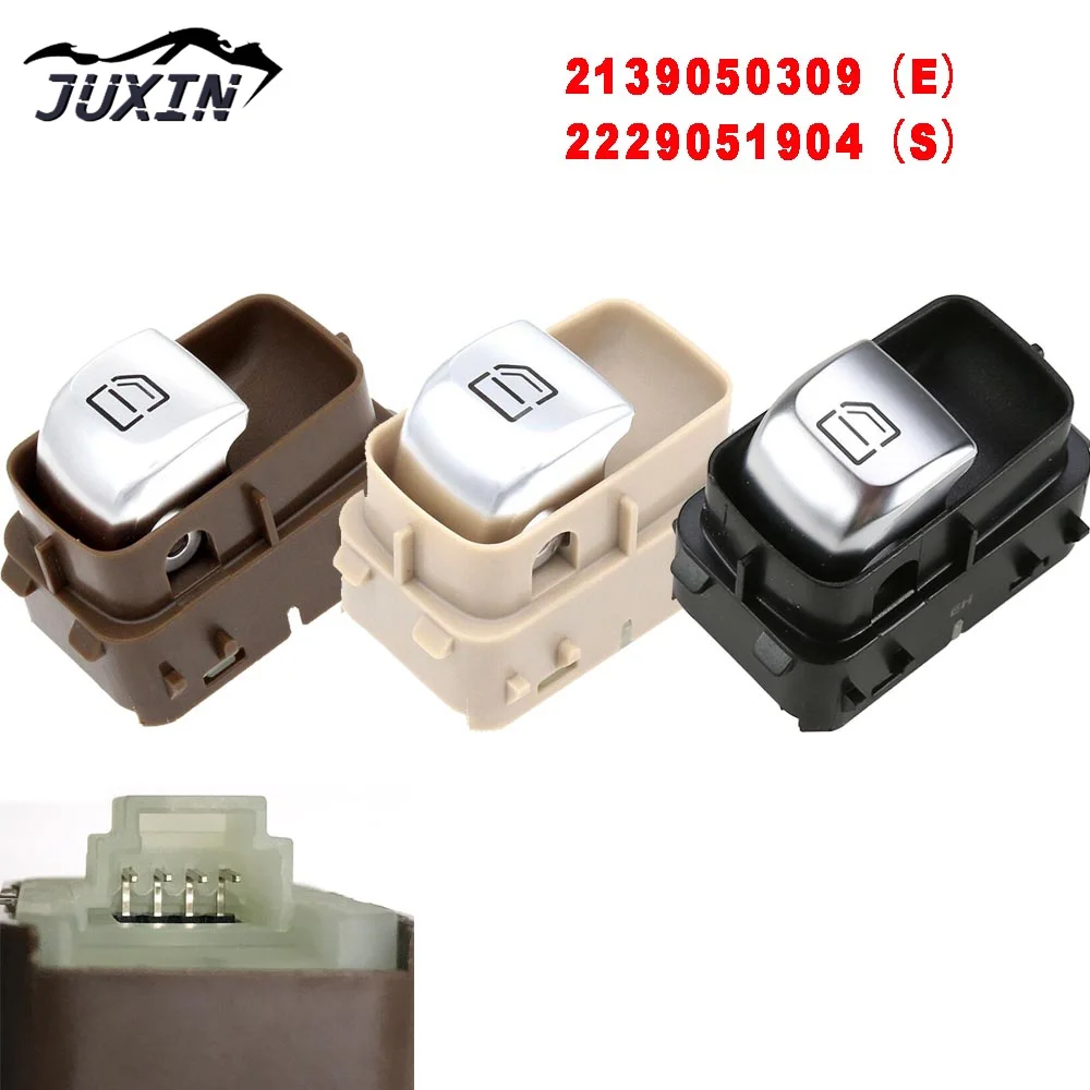 Window Glass Lifter Control Switch Button For Mercedes Benz W205 C180 C200 C300 E300 GLC300 S400 S600 S500 2229051904 2139050309