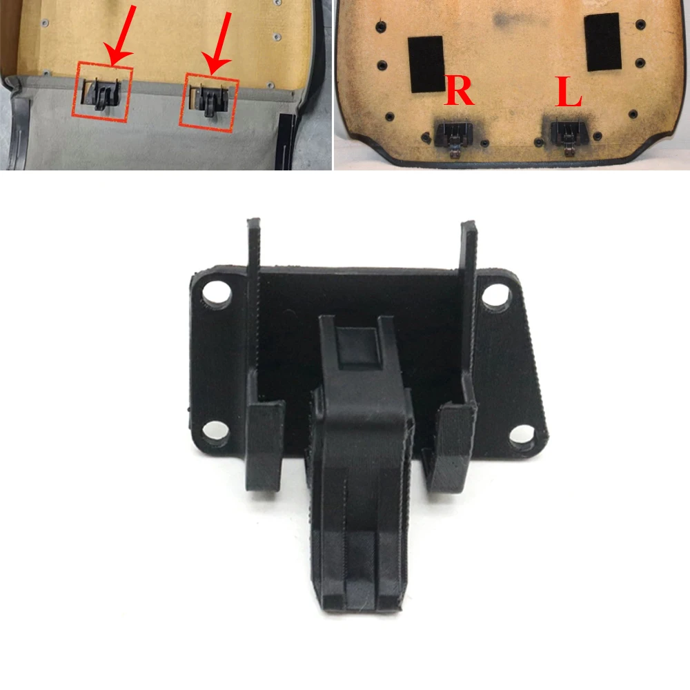 1Pcs Front Seat Backrest Cover Buckle Back Side Fixing Clip For AUDI A4 B7 04-08 A3 S3 8P 04-12 A6 S6 C6 05-11 Q7 4L 07-15