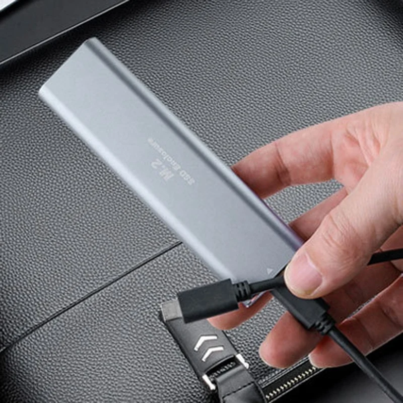 M.2 NVME محرك الأقراص الصلبة الضميمة ، ساتا إلى USB ، حالة SSD ، مفتاح M ، M & B-Key ، ساتا B-Key ، M & B-Key ، قرص القرص الصلب للكمبيوتر المحمول
