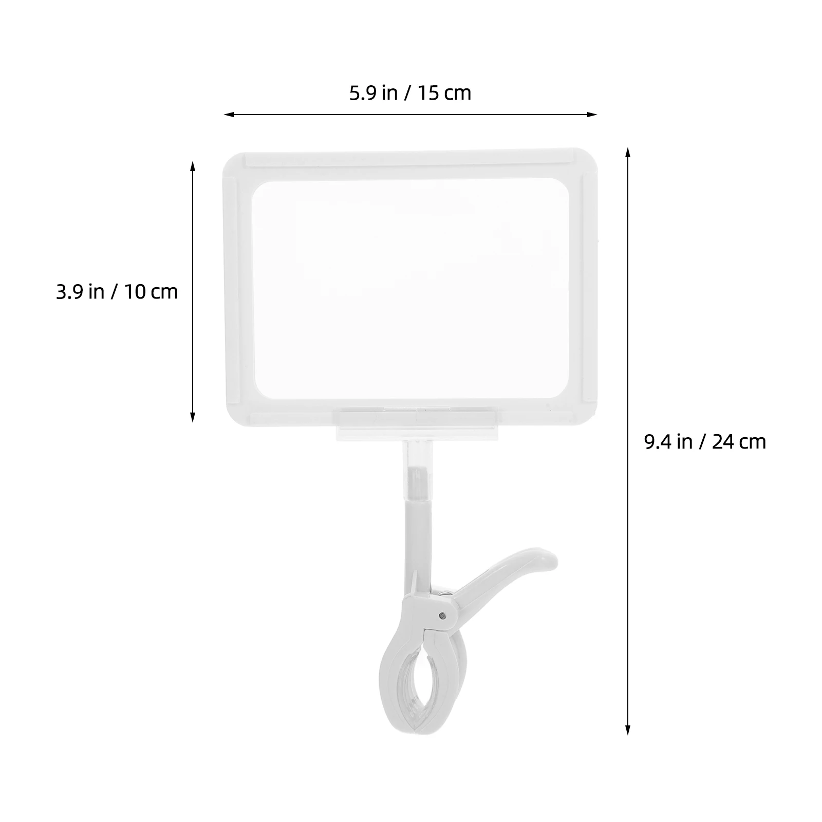 

Dual Sided Plastic Label Holder Reusable Price Display Clip Shelf Label Rack Stable Price Tag Sign Advertising Labels Rack For
