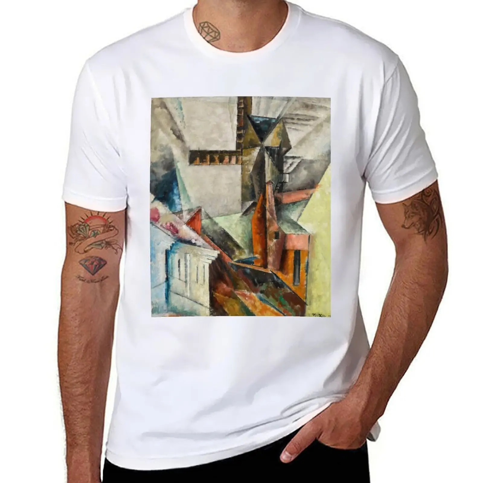 

Lyonel Feininger T-Shirt Outdoor Working T-Shirt