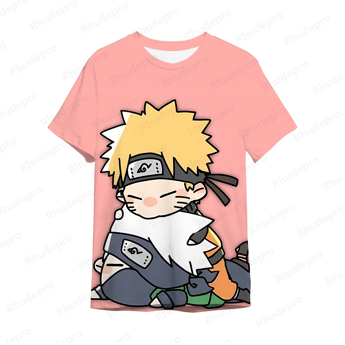 T-shirt da uomo Hip Hop Magliette e camicette Naruto Y2k Streetwear Stile Harajuku Vestiti Anime Regalo Moda Camicie Naruto Umaki T-shirt 2024