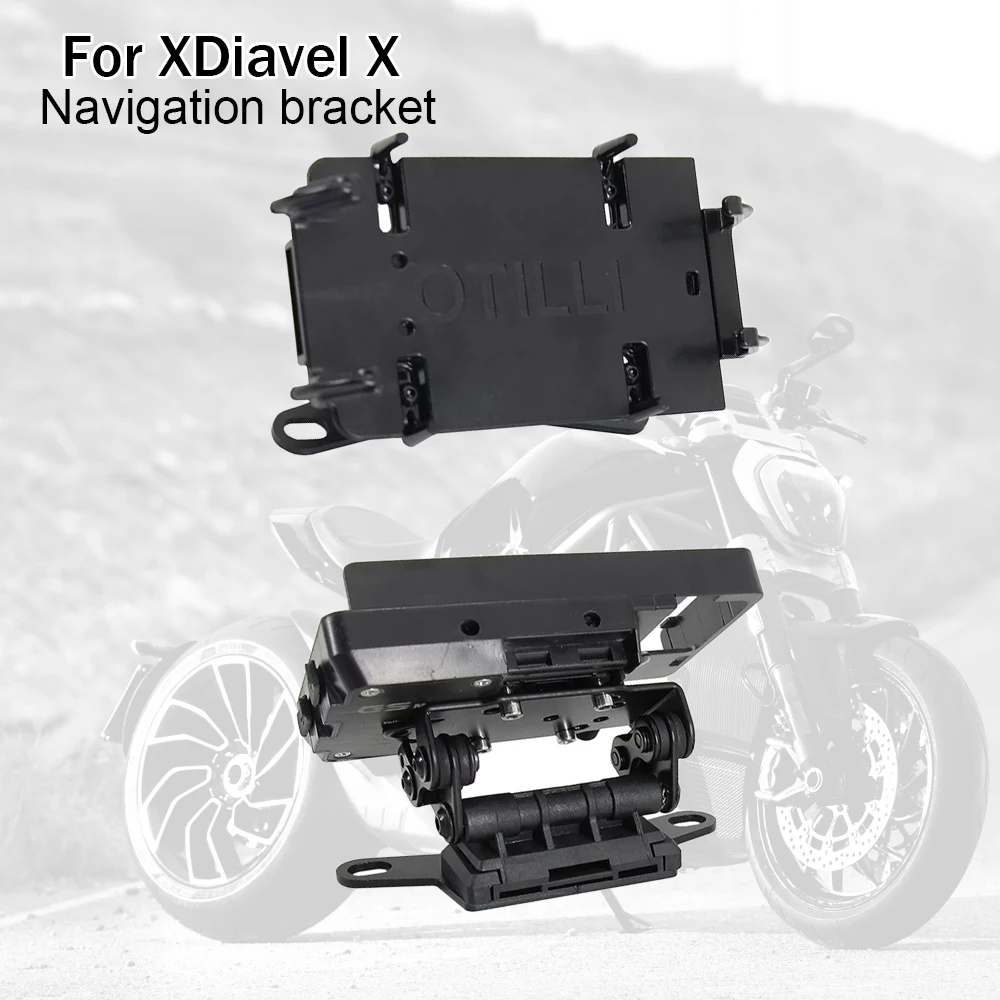 NEW For Ducati XDiavel / S Mobile Phone Navigation GPS Bracket Holder USB Charging 2016 2017 2018 2019 2020 2021 2022