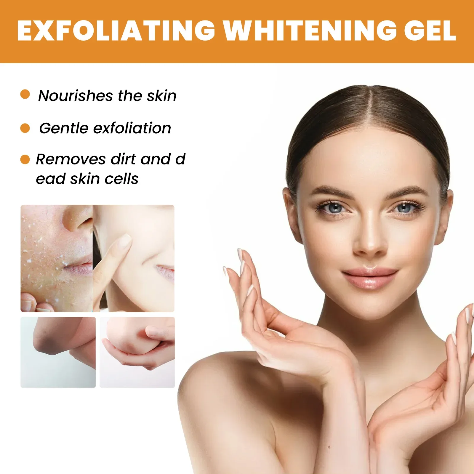 Gezondheid Schoonheid Het Lichaam Exfoliërende Gel Witte Huid Is Delicate En Helderdere Huid Schone Keratine Voedende Schoonheidsgel