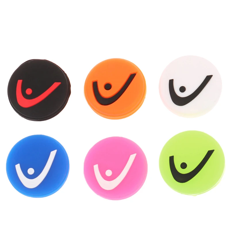 1Pcs Colorful Circle Tennis Racket Shock Absorber Vibration Dampeners Anti-vibration Silicone Sports Accessories
