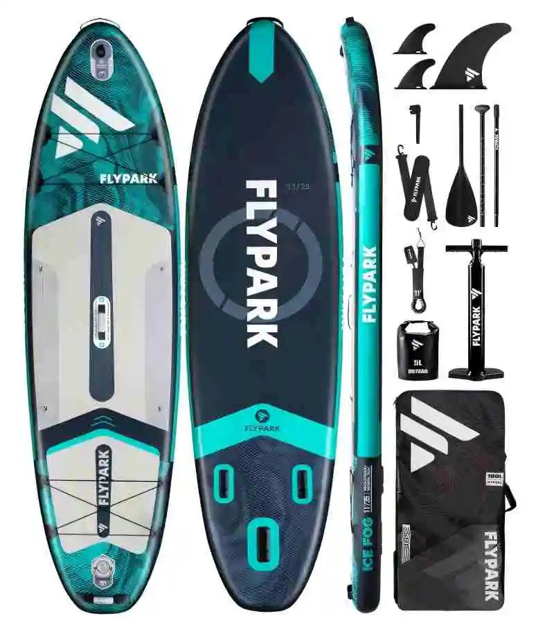 Eggory 11'X34'' Ultra Breites Aufblasbares SUP-Board 350lb Stand-up-Paddle-Board-Set für Erwachsene und Anfänger, EU-Lager, Zollfrei