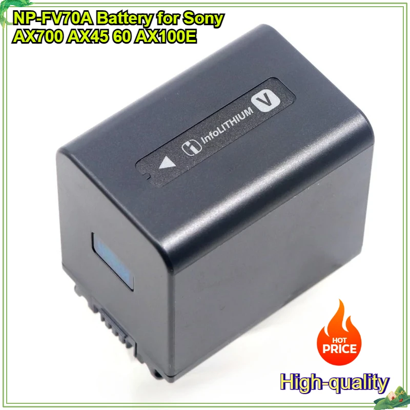 

NP-FV70A NP FV70A 1900mAh 13.8Wh Camera Digital Battery for Sony FV50 FV50A FV100 Battery AX700 AX45 60 AX100E AXP55 EAX40