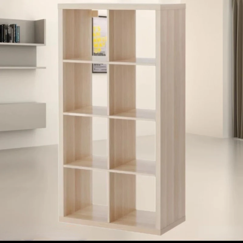 8-Cube Contemporary Bookshelf and Storage Cabinet for Home Office