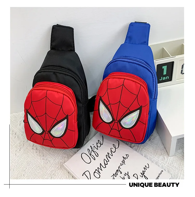 

New Children's Shoulder Backpack Spiderman Pattern Large Capacity Bag Casual Student Boys Girls Bag Mini Backpack