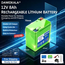 2024 New Origin 12V Rechargeable Lithium Battery Pack Alternative Lead-Acid Batteries for Toy Cars LED Lighting Outdoor Battery