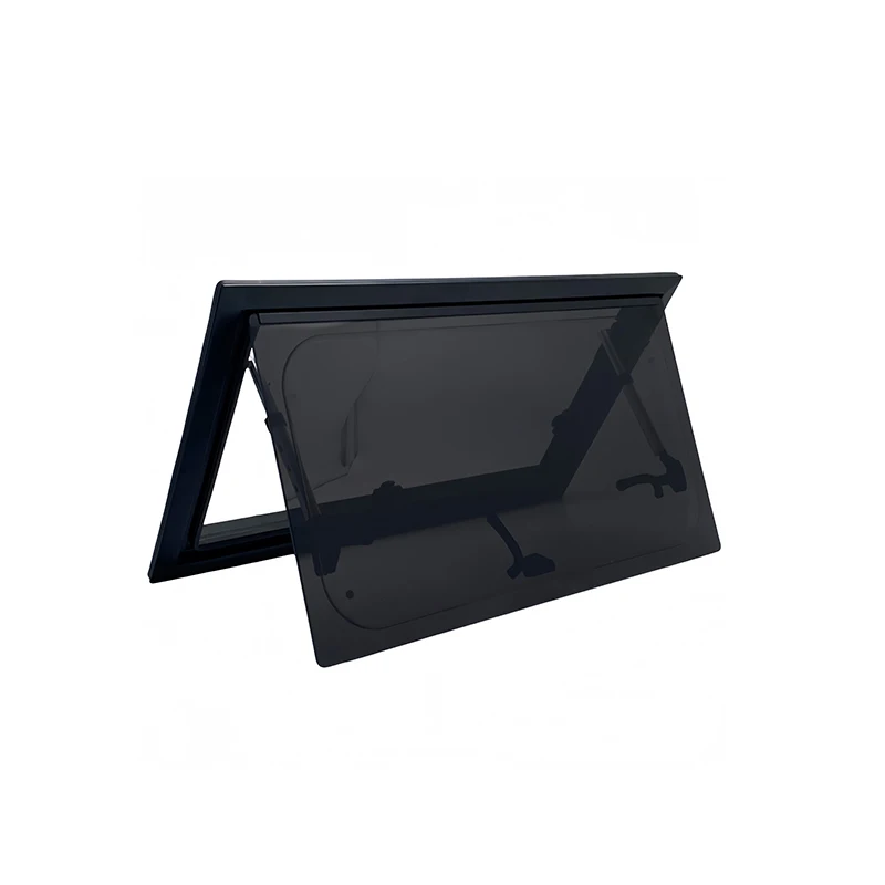 RV Double Glazed Acrylic Camper Van Windows Straight Corner External Flat RV Caravan Motorhome Window