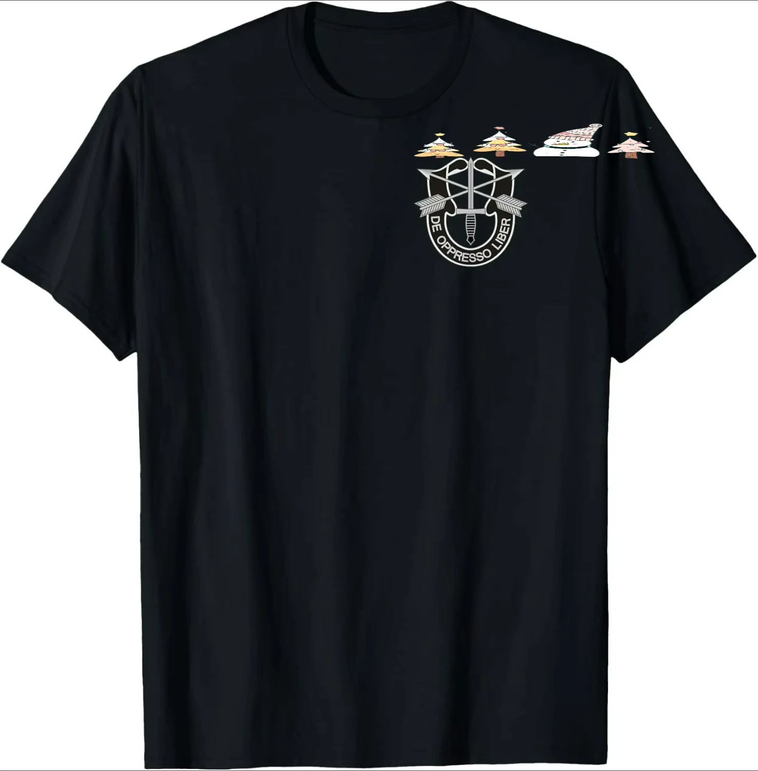 De Oppresso Liber - US Special Forces T-Shirt 100% Cotton O-Neck Short Sleeve Summer Casual Mens T-shirt Streetwear