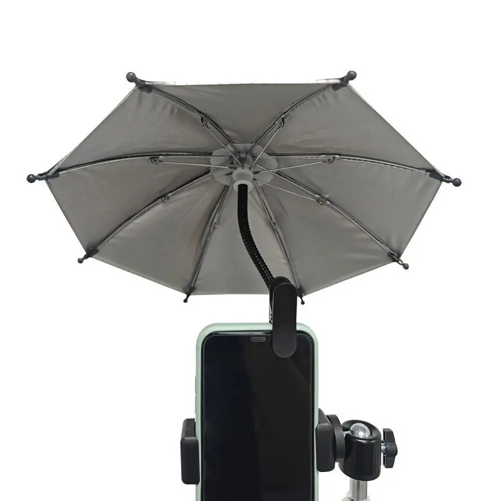 

With Clip Phone Umbrella Holder Anti-Glare Sun Protection Phone Water-Resistant Umbrella Waterproof Flexible Phone Fixed Clip
