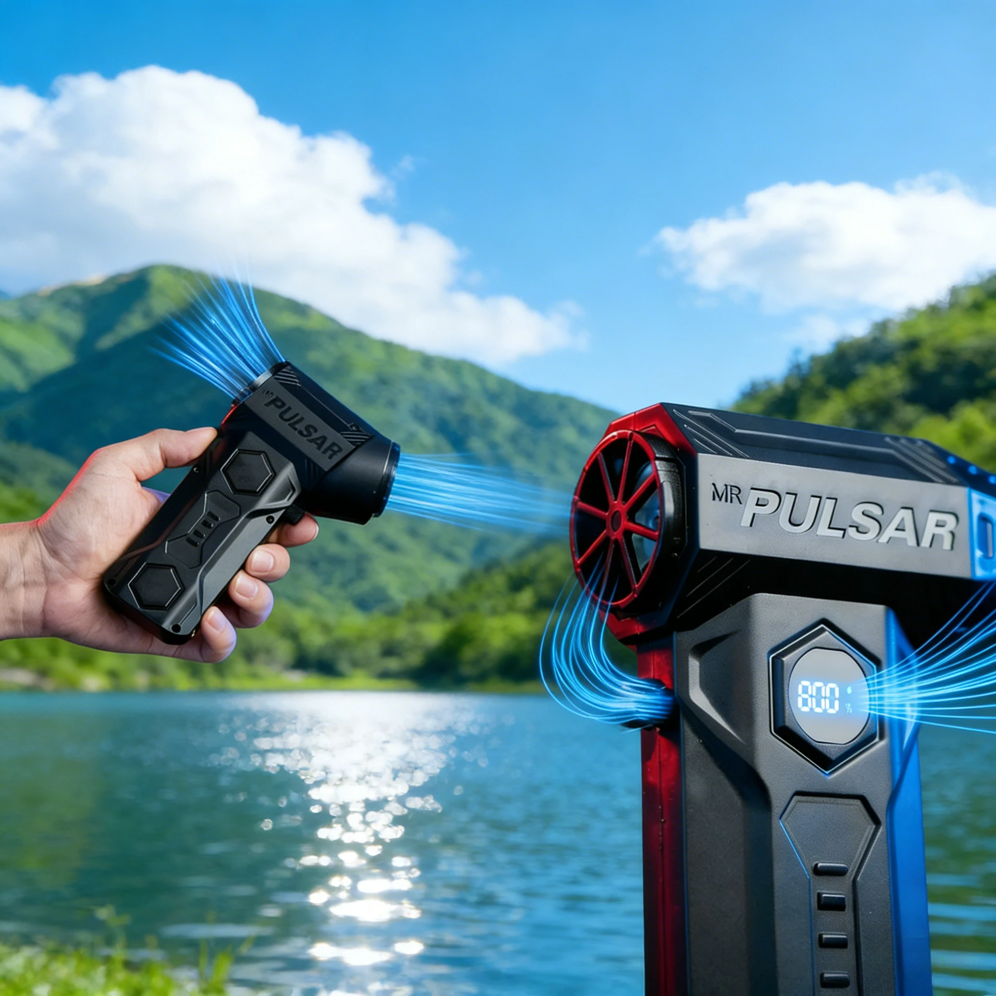 Powerful X11Pro MAX Turbo Jet Blower | 990000RPM 75m/s Brushless Motor | 10000mAh Rechargeable