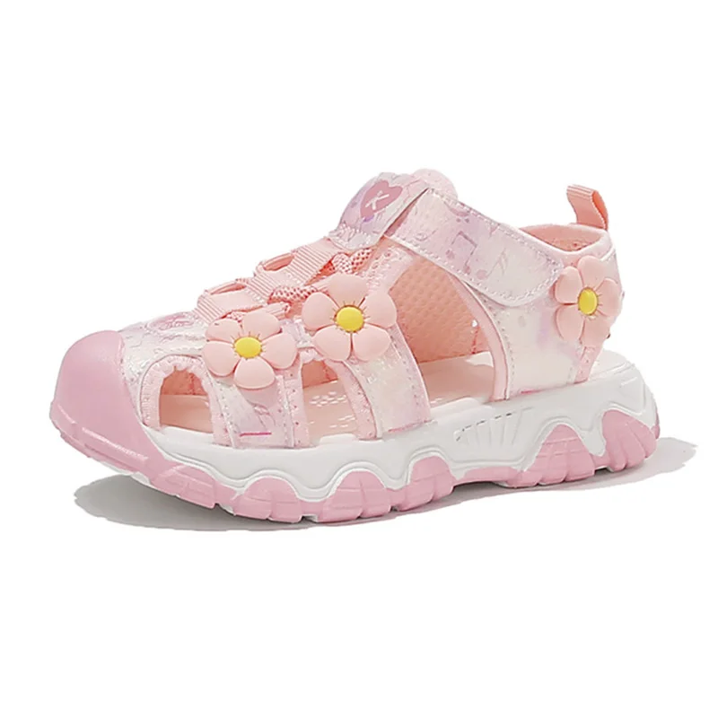 

Детская летняя обувь, милые пляжные нескользящие сандалии из ПВХ для маленьких девочек, мягкая модная обувь для малышей, детские модные сандалии