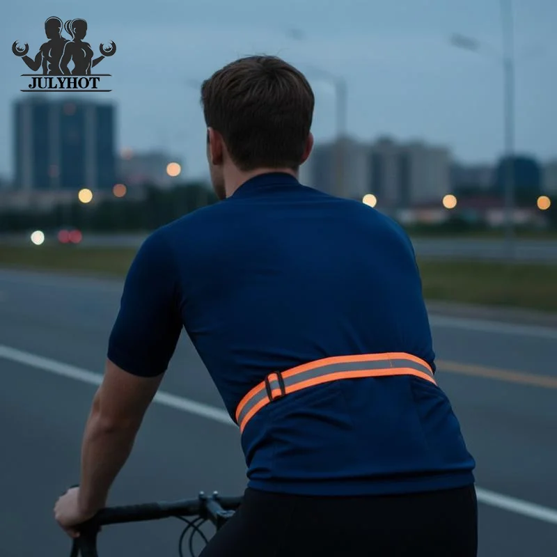 Adjustable Elastic Reflective Belts For Running Cycling Sport High Visible Night Safety Gear Kid Men Women Waist