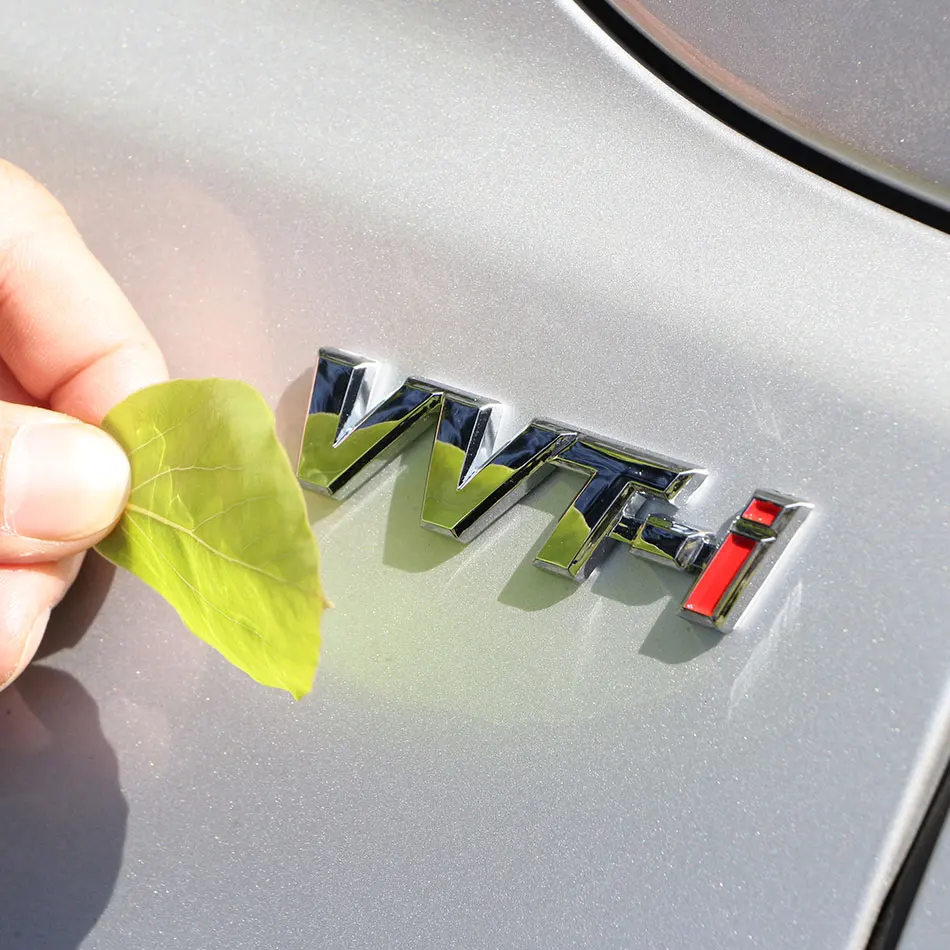 1pc Universal VVTI Style Car Refit Sticker VVT-i Racing Badge Emblem Decal Logo Sticker Plate Car Styling Accessories