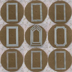 Three-layer Mini Frames Metal Cutting Dies For DIY Scrapbooking Photo Album Decorative Embossing PaperCard Crafts Die