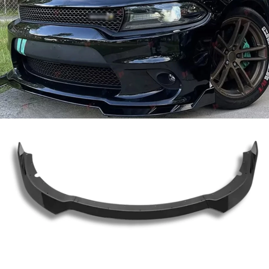 

Modification Car Front Lip Diffuser Splitters for Dodge Charger SRT 2015 - 2021 Auto Bumper Plastic Accessories Body Kit Scratch