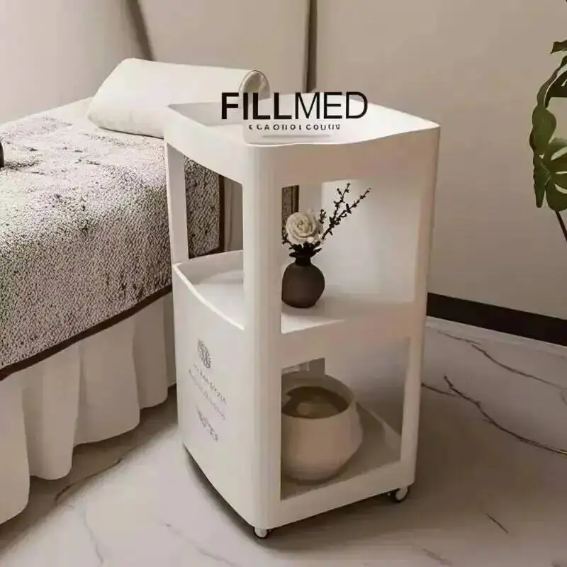Simple Modern Rolling Cart Beauty Salon Specific Storage Shelf Medical Trolley Designers Salon Furniture Kosmetik Wagen FYST