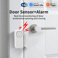 Tuya WIFI Home Security Door Sensor Breaking in Protection Alarm Anti-Theft 90DB Window Open Detector Google Alexa Voice Control