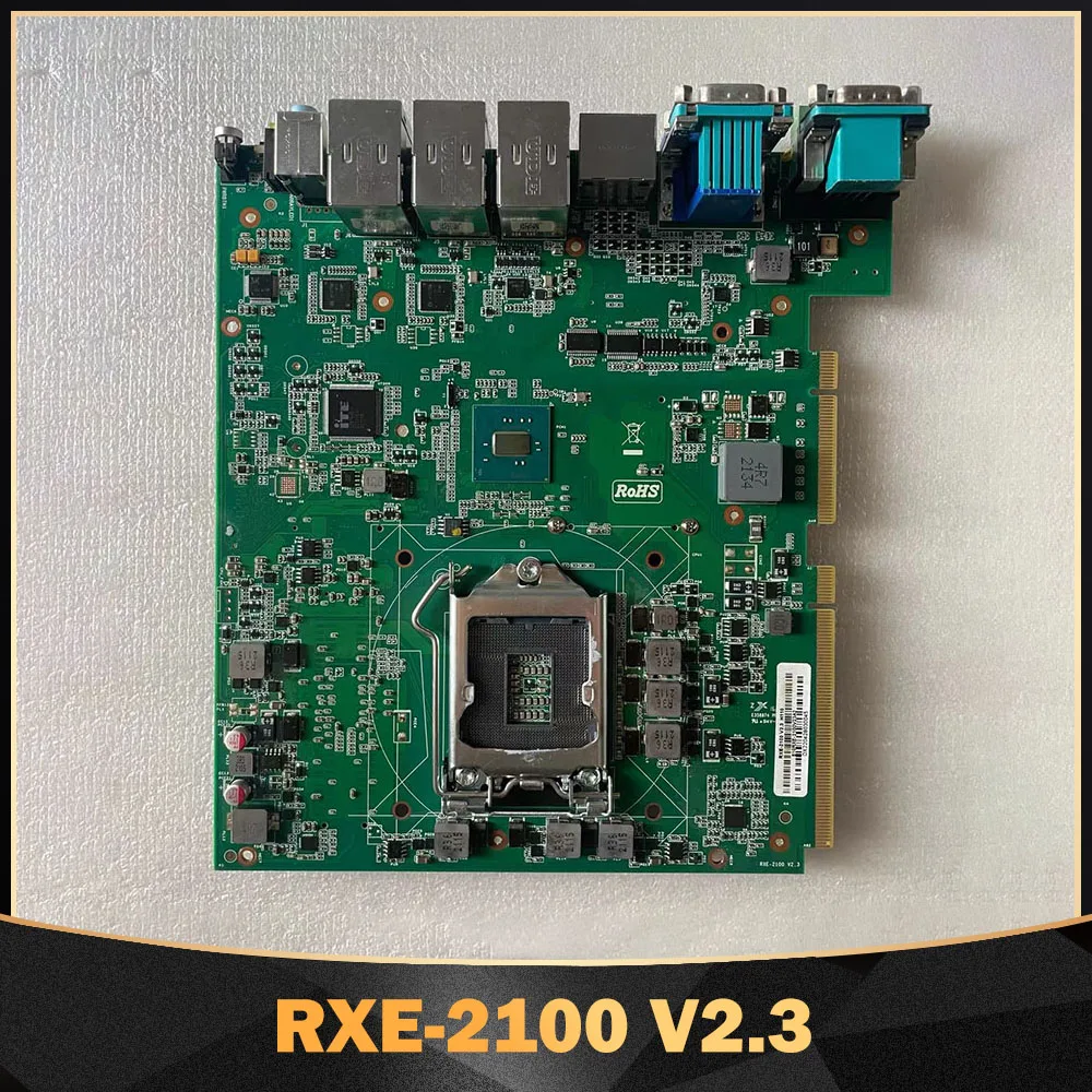 RXE-2100 V2.3 industrial computer board DDR4 triple port