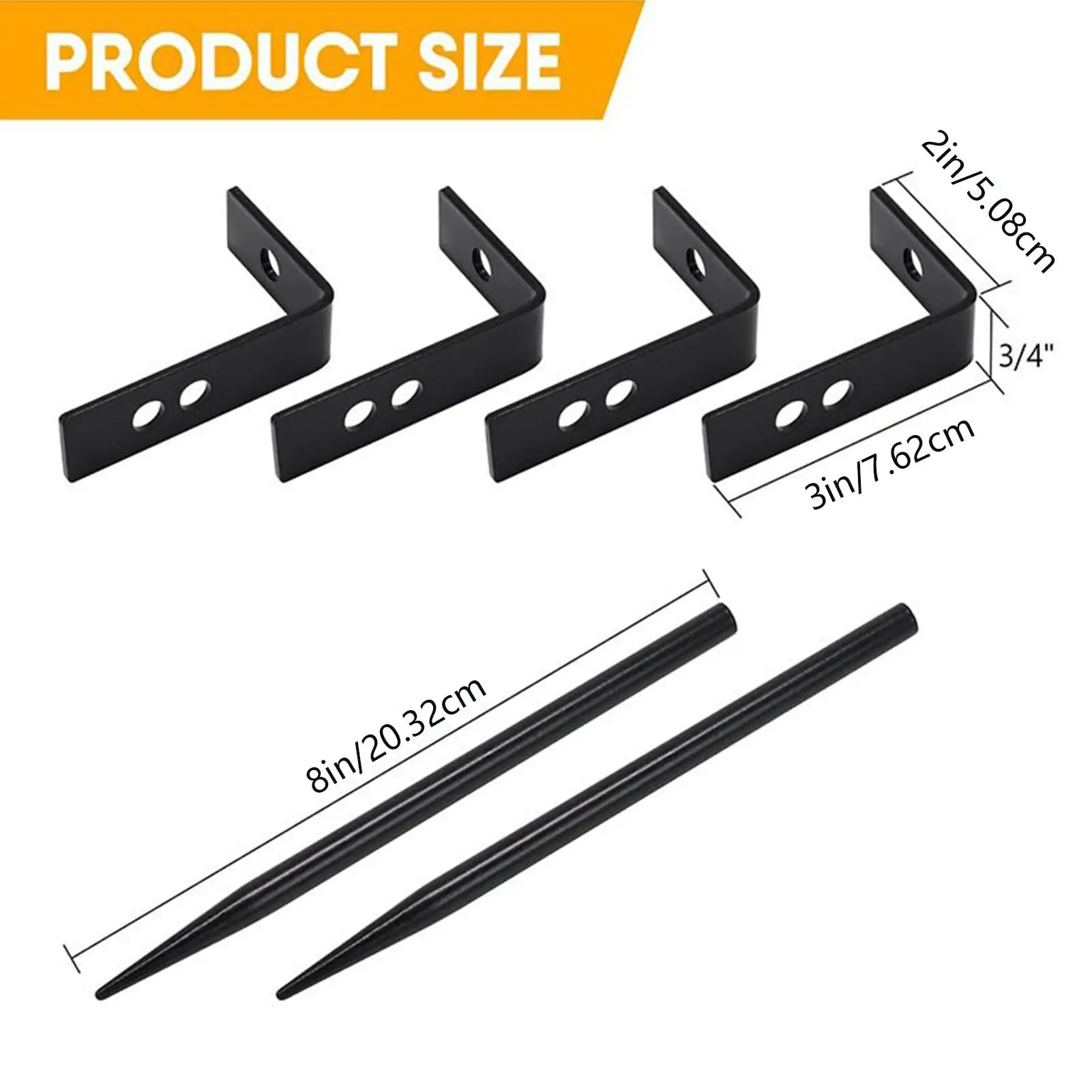 縦樋ブラケット 2 個雨樋スタビライザー調整可能な縦樋安定化サポート地面屋根小屋ホームキャノピー