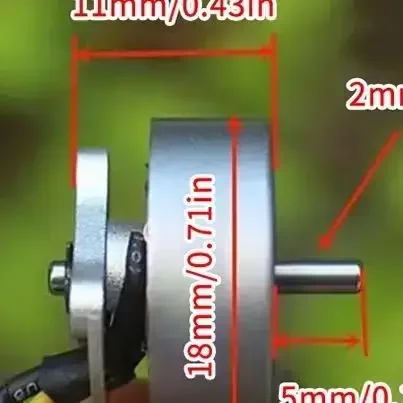 1S-2S 3.7V 7.4V 15000KV Tiny 14mm 3-phase Brushless Motor High Speed Engine 1.5mm Shaft For RC Drone