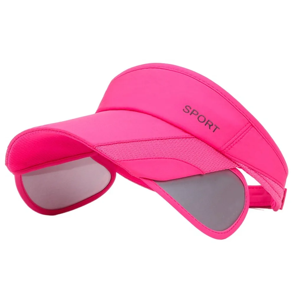 

Casual Scalable Sports Sun Hat Wide Brim UV Protection Empty Top Hat Visor Golf Hat Summer Baseball Cap Outdoor