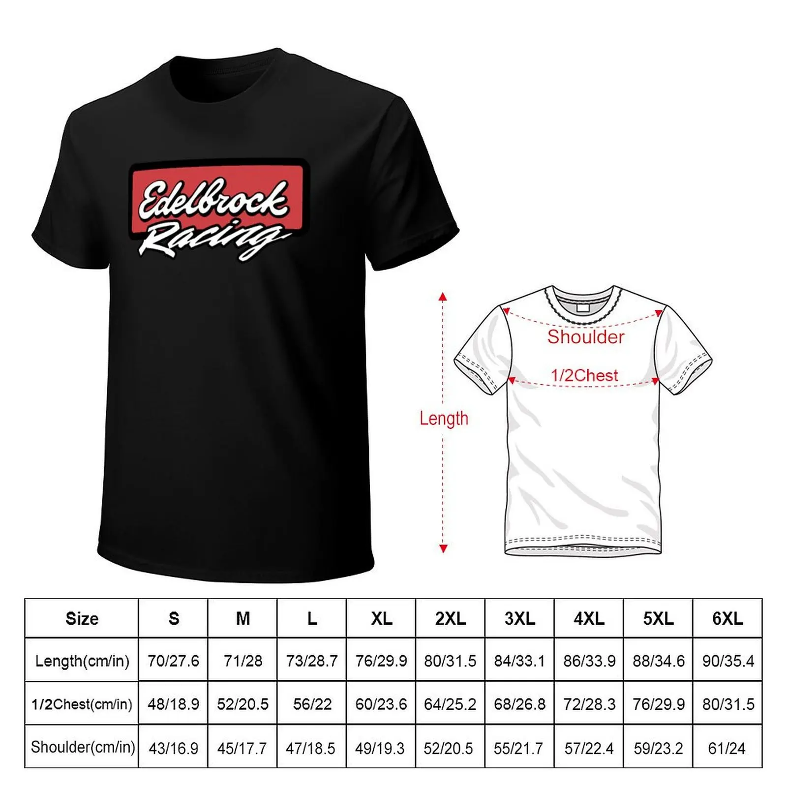 Edelbrock Racing T-Shirt shirts graphic tee Anime t-shirt anime shirts men