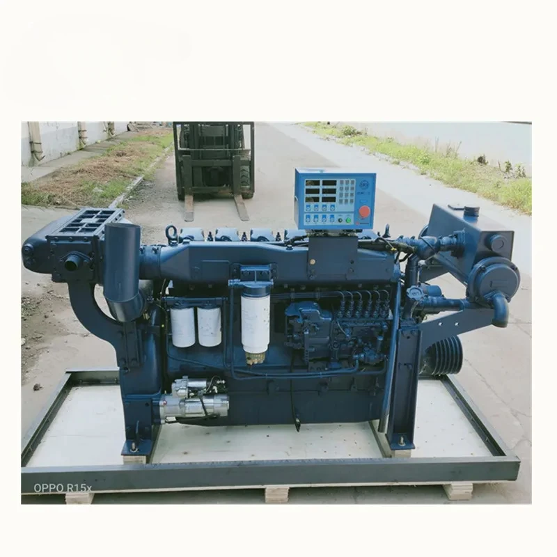 turbo electric machinery fishing cargo ship inboard motor Water Cooling  Marine  Boat Engine Weichai WD10C250