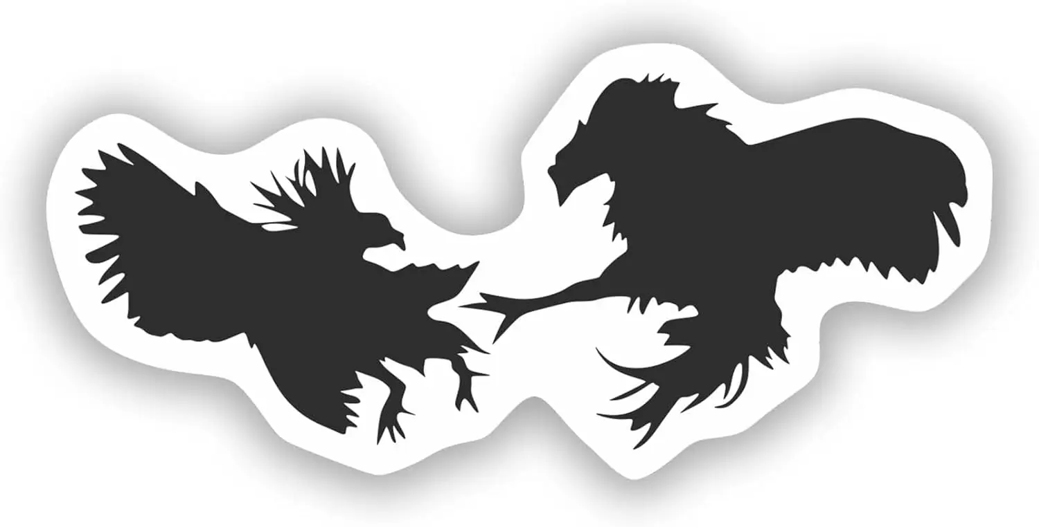 

1 шт., наклейка «Петух, бой», наклейка для автомобиля, грузовика, бампера, ноутбука, виниловая оконная стена, США.