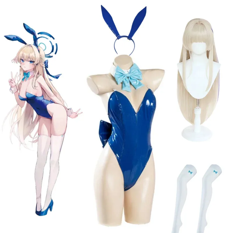

Anime Asuma Toki Cosplay Costumes Bunny Girl Cos Clothing Halloween Christmas Party Uniform Women Set