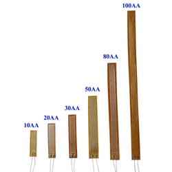 1AA 3AA 5AA 6AA 10AA 50AA 100AA Metail foil resistance linear strain gauge sensor for stress analysis