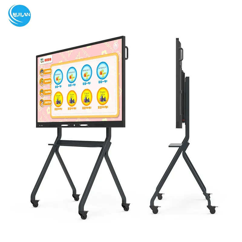 Factory Price 4k 65 75 85 96 110 Inch Touch Screen Multi-language Software Lcd Smart Board Android Interactive Whiteboard