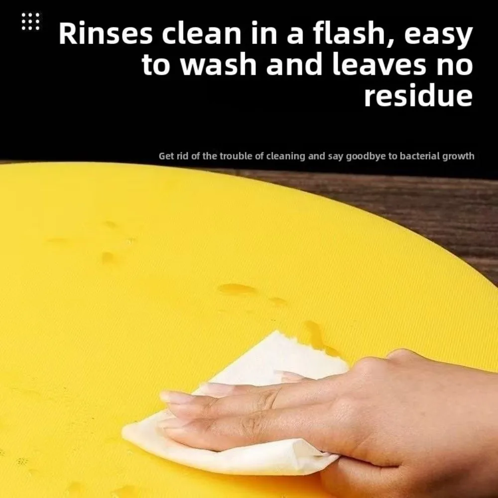 Round Plastic Cutting Board Antibacterial Double Sided Cut Vegetable Chopping Board Thickened Anti Mold Bone Meat Cutting Board