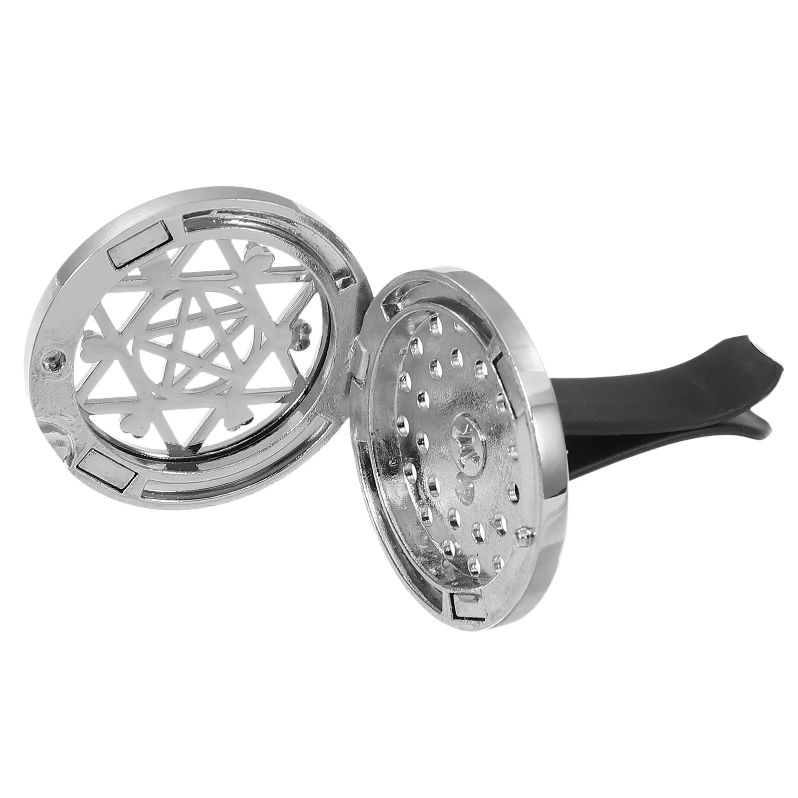 

Stainless Steel Car Air Vent Diffuser Stylish Aromatherapy Freshener Essential Oil Perfume Clip for Stress Relief