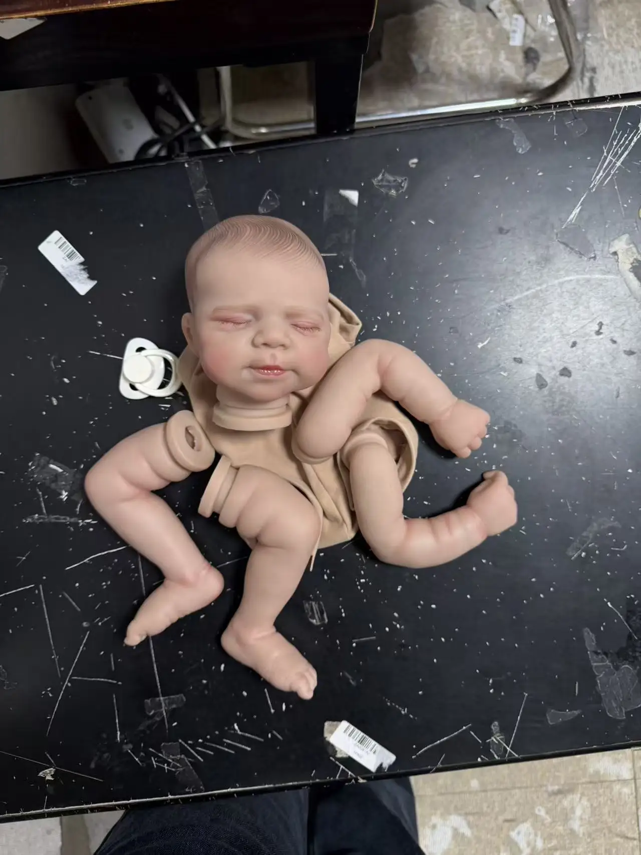 18inch Reborn Doll Kit Popular Pascale Newborn Baby Size Baby Doll Parts 3D Painting Skin with Visible Veins Muñeca Kit Reborn