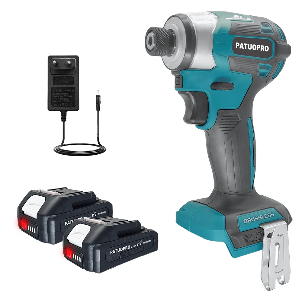 

5-Speed Cordless Electric Impact Driver 1/4-Inch Hex Brushless Compact Screwdriver Handheld Power Tools For Makita 18V Battery