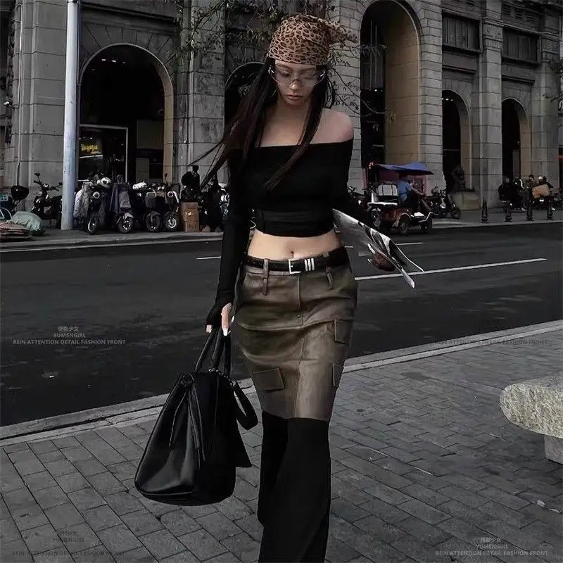 المرأة الرجعية الربيع/الصيف ليوبارد طباعة وشاح مربع صغير المألوف الهيب هوب شارع الرقص الحجاب ، حقيبة الديكور وشاح