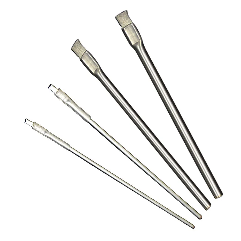 For stainless steel cleaning brush, probe nano brush, programming base, ultra-fine soft bristle steel wire brush