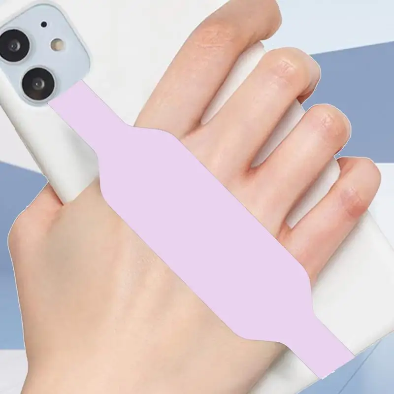 휴대폰용 실리콘 신축성 스트랩, 휴대폰용 신축성 스트랩, 부드러운 브래킷, 안전한 휴대폰 스트랩, 스마트폰용 신축성, 2 개