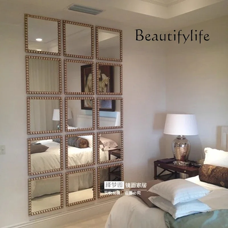 

BJ Personalized And Creative Home Wall Decoration Mirror Wall Decoration Mirror European Bathroom Makeup Mystery Mirror