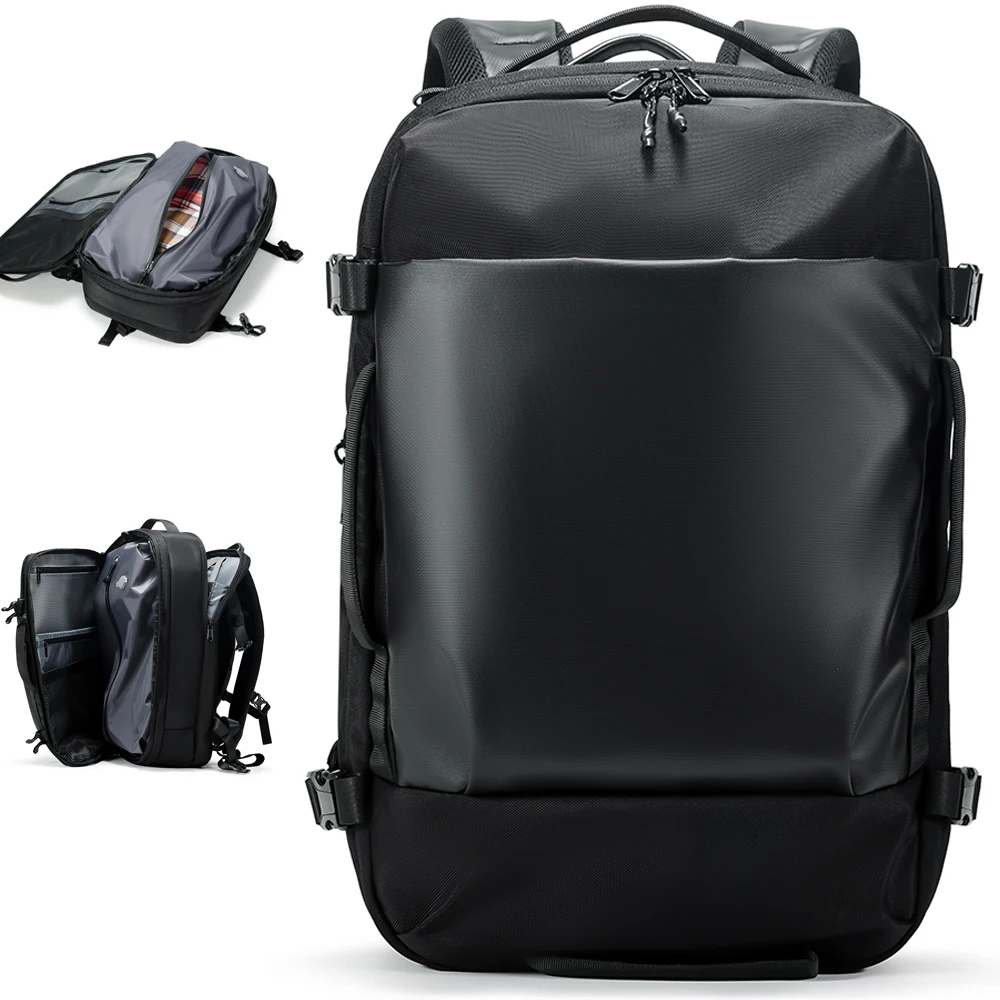 NINGKIN Travel Backpack Vacuum Compression 40L Laptop Backpack Business Large Capacity School Backpack Expanded Hiking Backpack