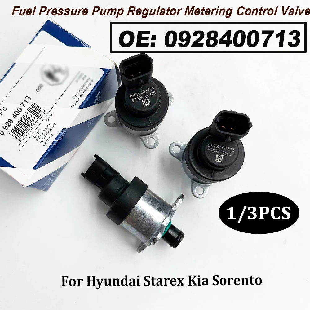 1/3PCS 0928400713 0928400608 0928400501 928400713 Fuel Pump Pressure Regulator Control Valve For Hyundaii Starex K-ia Sorento