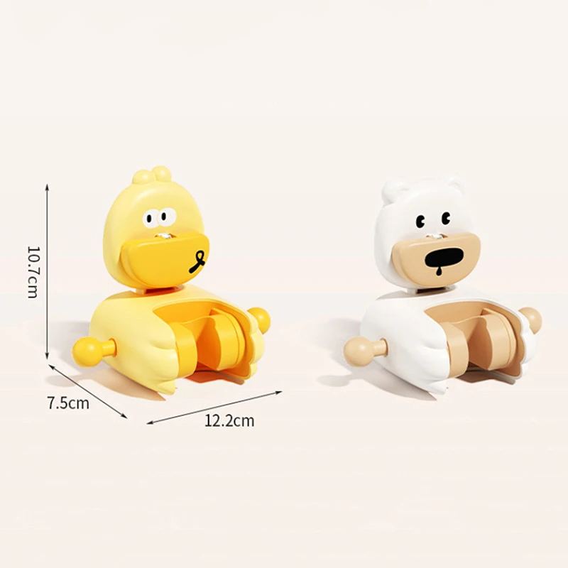 Soporte para cabezal de ducha de dibujos animados, cabezal de ducha con ventosa, soporte de ducha ajustable adecuado para familiares y niños, 1 ud.