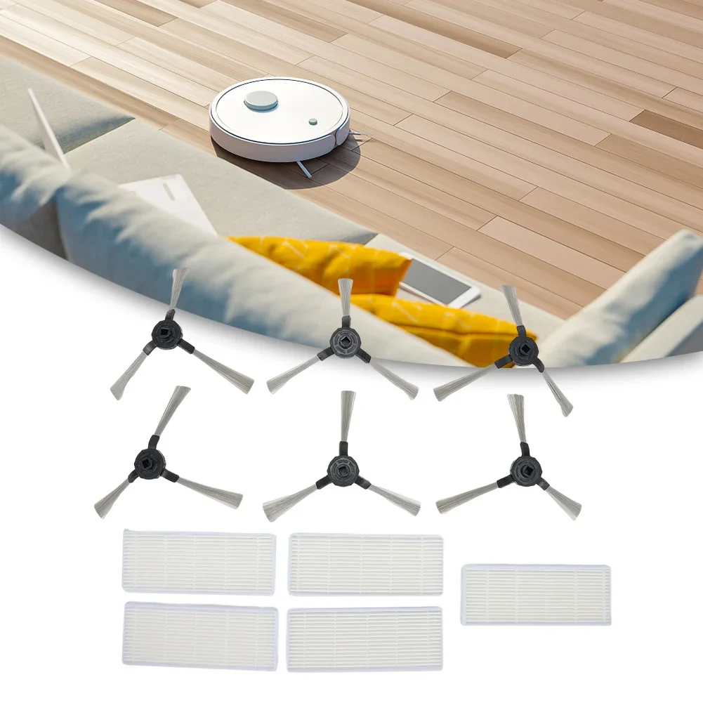 

Filter Side Brush Replacement Robot Spare Parts 11pcs/set Vacuum Cleaner Accessories For Eziclean For Laveur Aqua Kit