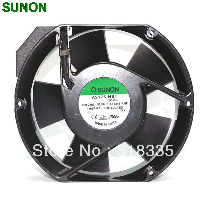 A2175-HBT For Sunon A2175 HBT AC Fan 171x151x5 mm 17CM 17251  230VAC 50 60Hz